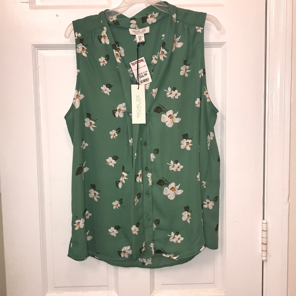 Rachel Zoe sleeveless floral top